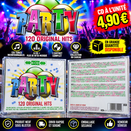 Party 6cd 120 original hits - party,